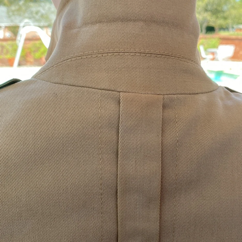 Authentic Roberto Cavalli Jacket Tan size 0-4  XS - Picture 9 of 15